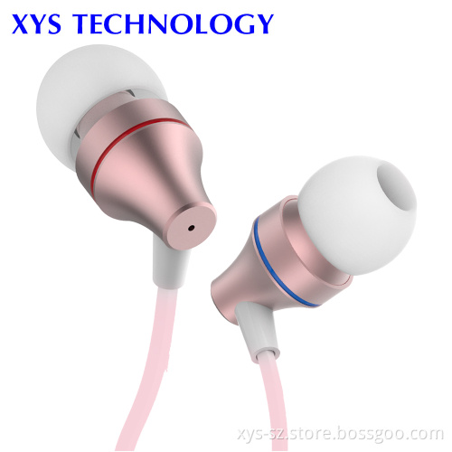 2017 New Design Wholesale Music Earphones With Fashion Color